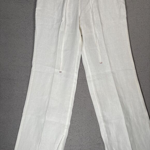 Lilly Pulitzer Women’s Pants Size M The Beach Pant Linen Wide Leg Beach‎ Resort - Picture 3 of 16